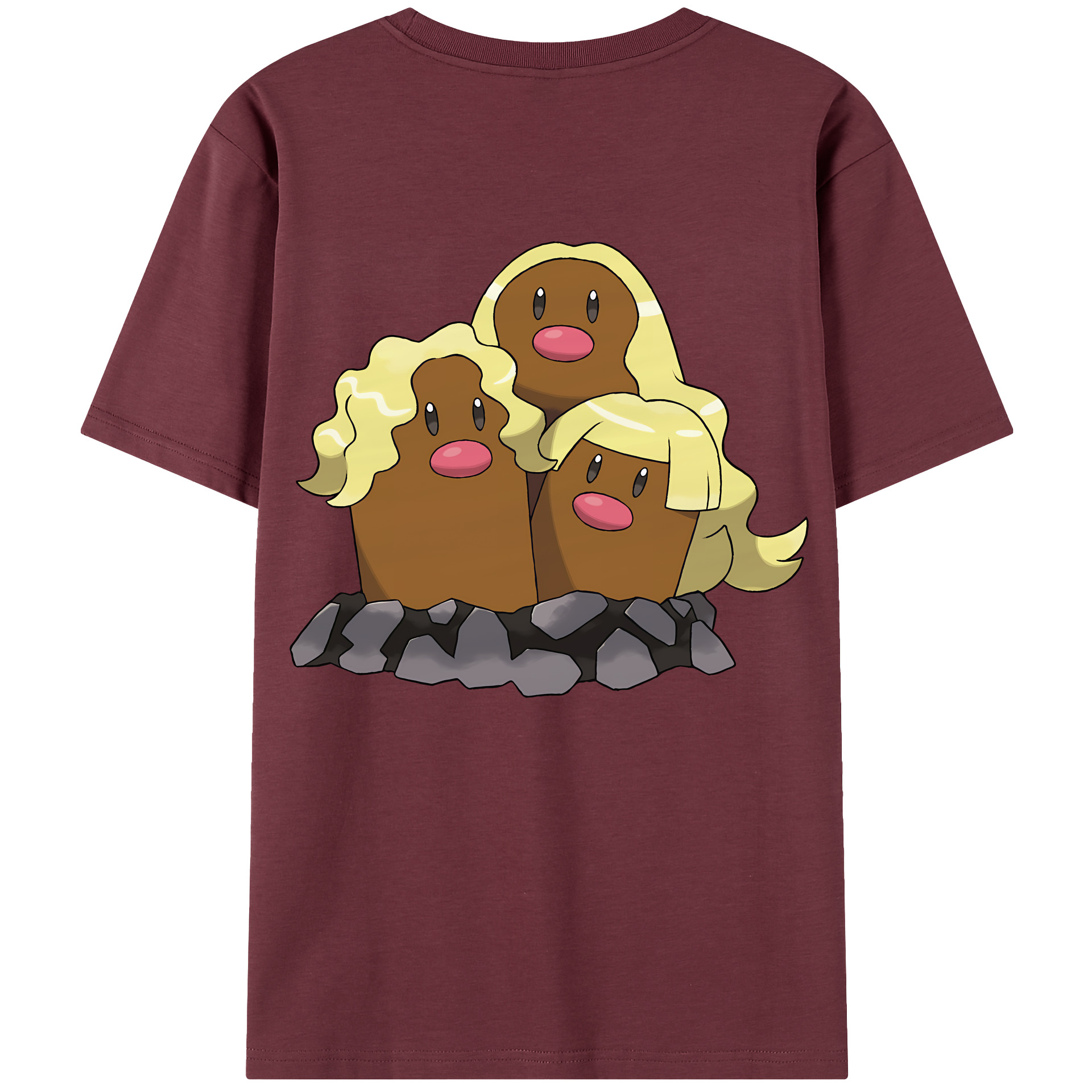 （画像用） ポケットモンスター Pokémon 綿100％半袖Tシャツ（背面プリント）